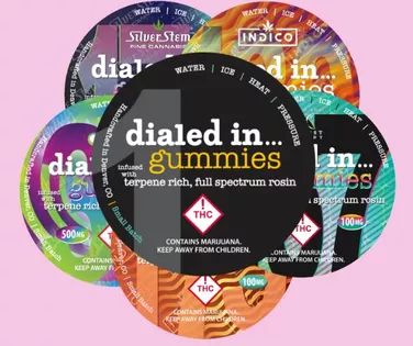 DIALED IN - SOAPY SONIC - ROSIN GUMMIES - 100MG