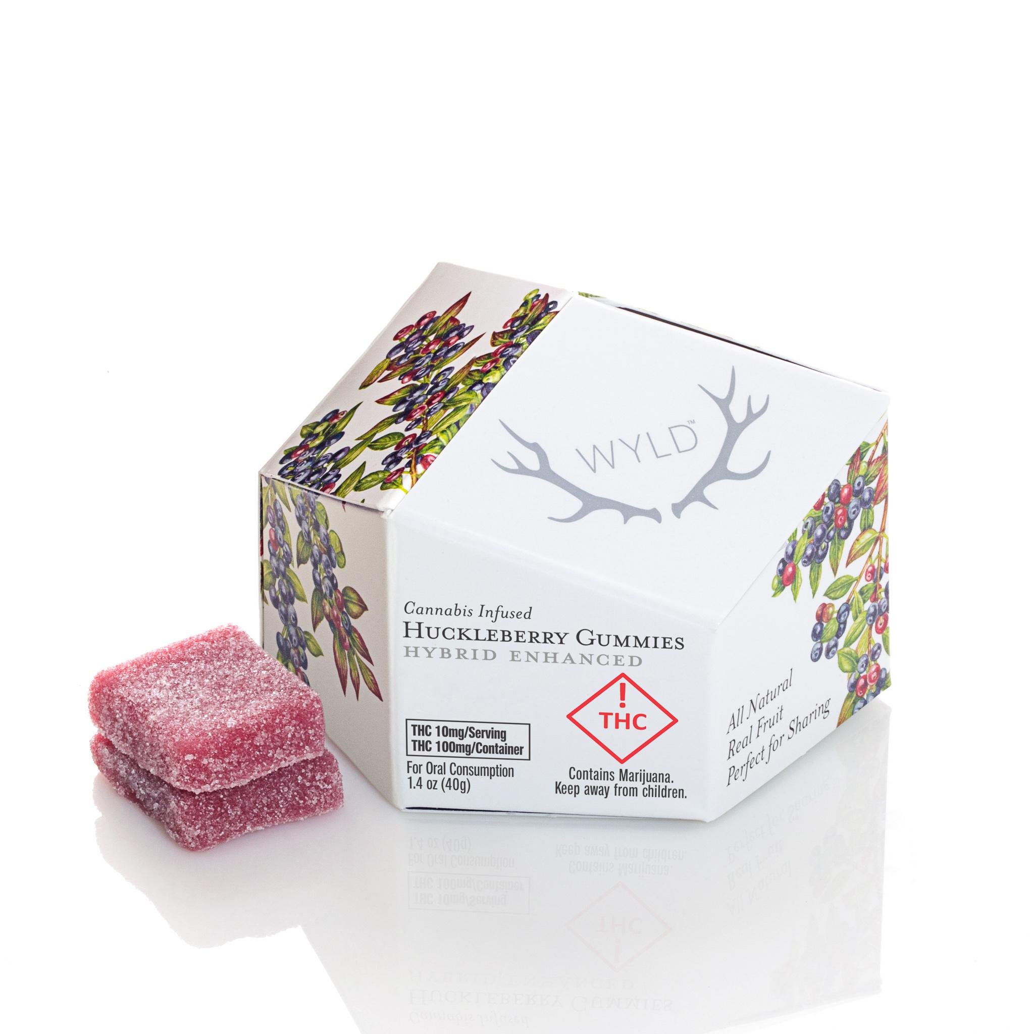WYLD - HUCKLEBERRY - HYBRID - GUMMIES - 100MG