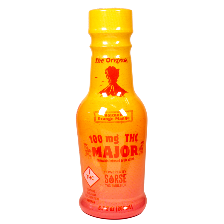 MAJOR - ORANGE MANGO - INFUSED BEVERAGE - 100MG