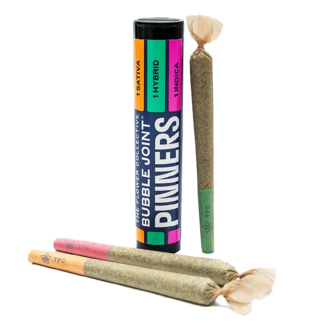 THE FLOWER COLLECTIVE - VARIETY PACK - BUBBLE PINNERS 3 PACK -1.5G