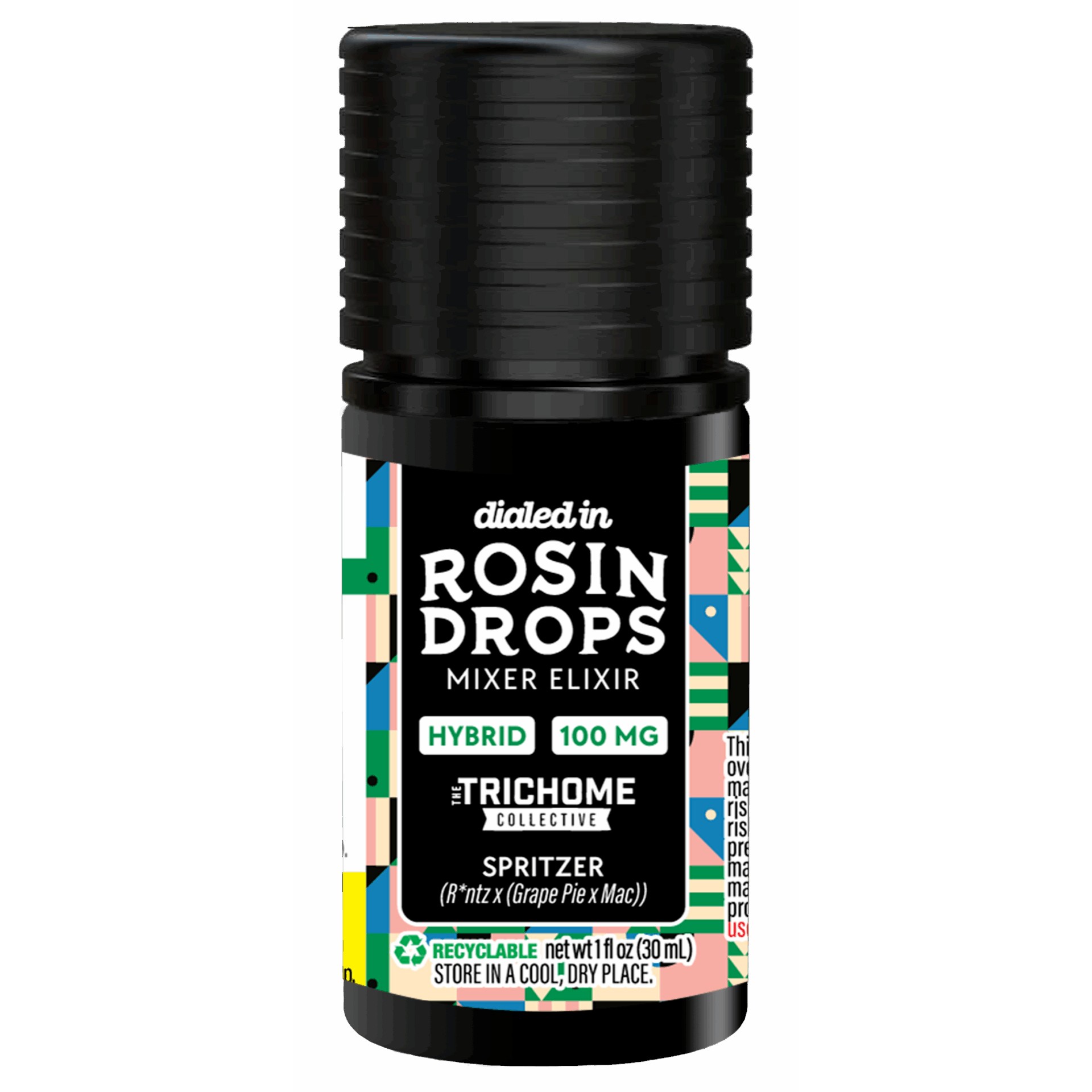 DIALED IN -  HYBRID - ROSIN DROPS - 100MG