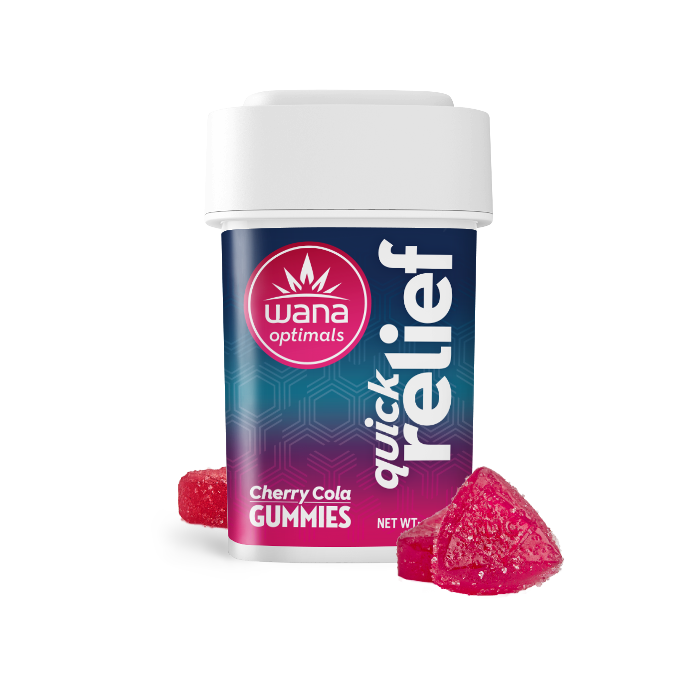 WANA - QUICK RELIEF - CHERRY COLA CBC:CBG - 1:1:1 - GUMMIES - 50MG