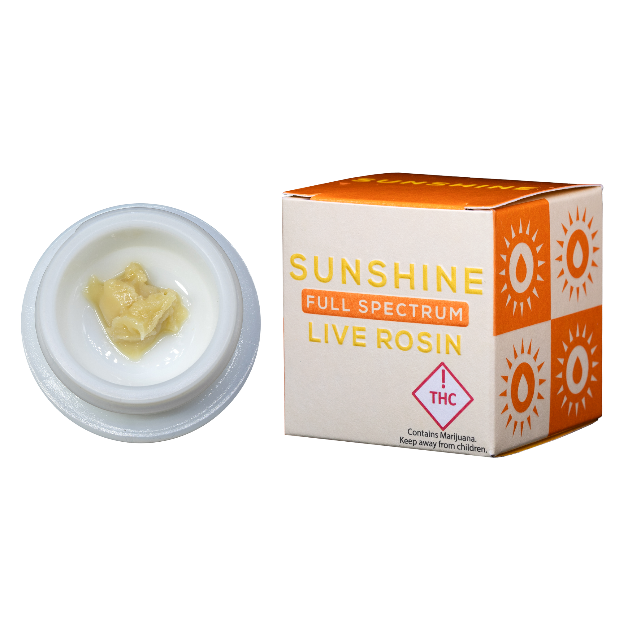 SUNSHINE EXTRACTS - STRAWBERRY DIP - LIVE ROSIN - 1G