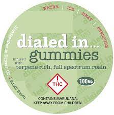 (MED)DIALED IN - ROSIN GUMMIES - 500MG