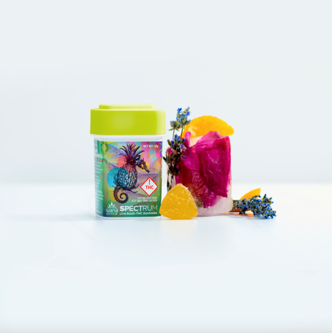 WANA - TROPICAL SMOOTHIE - QUICK ACTING ROSIN GUMMIES - 100MG