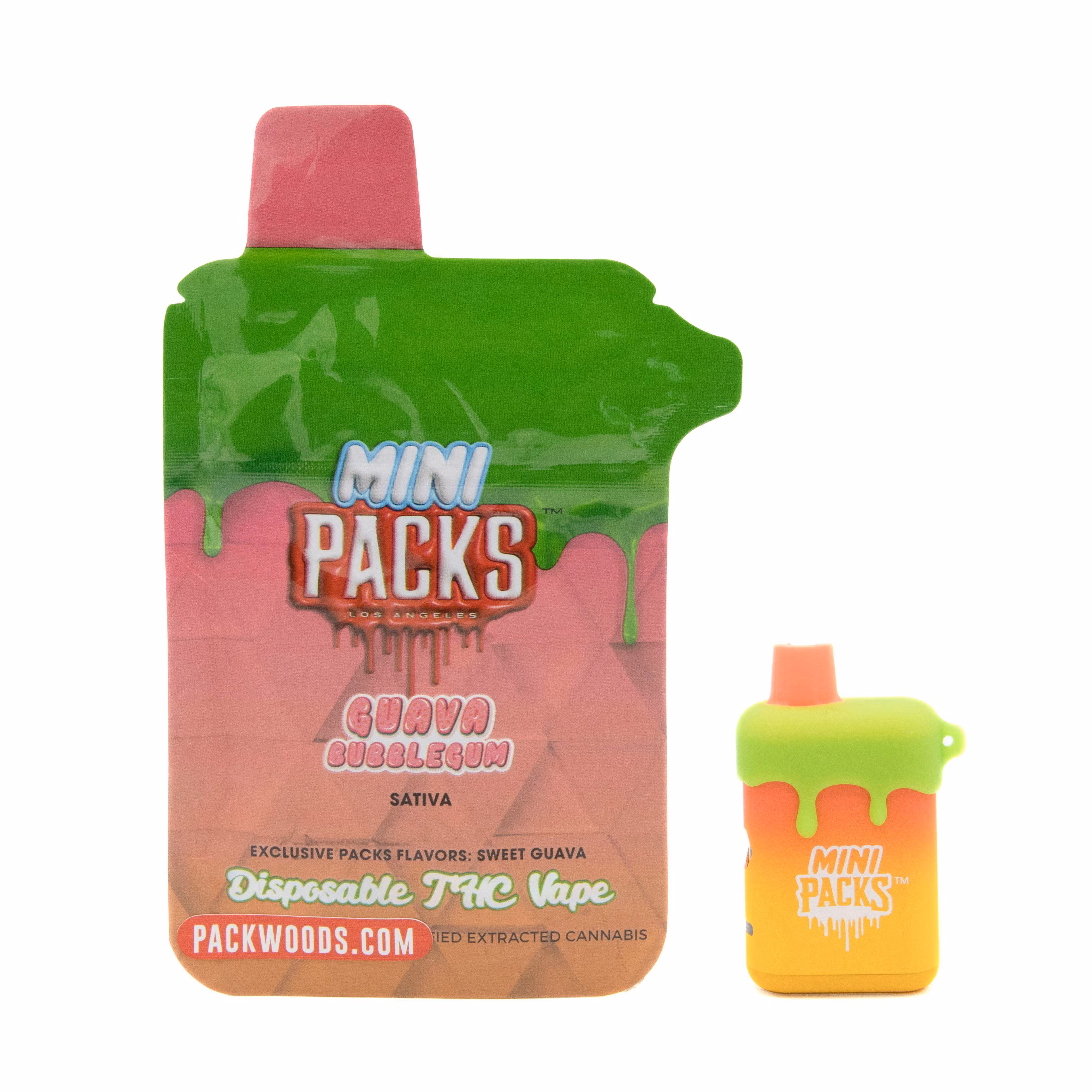 PACKWOODS - GUAVA BUBBLEGUM - MINI VAPE - 1G
