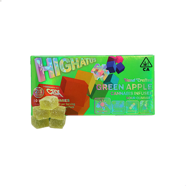 HIGHATUS - GREEN APPLE THC:CBD 2:1