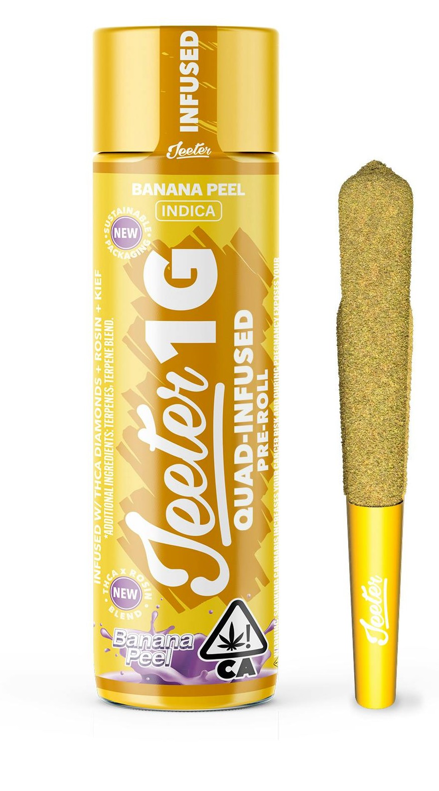 Jeeter - Banana Peel - Quad Infused - 1 g Main Image