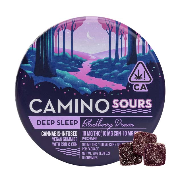 Blackberry Dream - Sours - Deep Sleep - CBN:THC:CBD 1:1:1 - 100 mg - 10 Pack