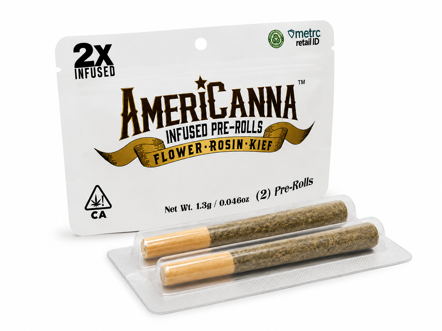 Americanna - Bacio Gelato - Infused - 1.2 g - 2 Pack Main Image