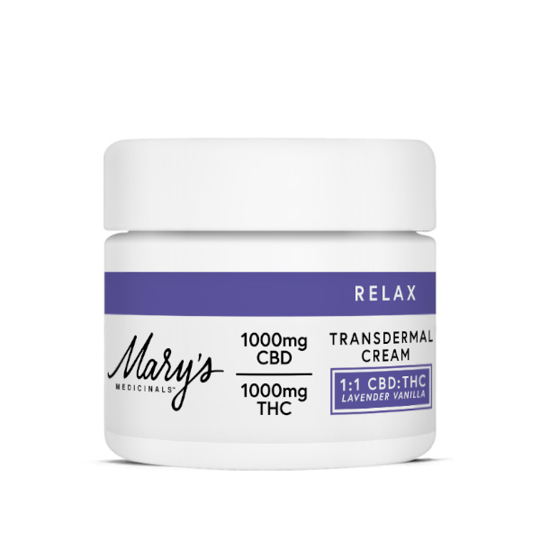 1:1 TRANSDERMAL CREAM - LAVENDER VANILLA