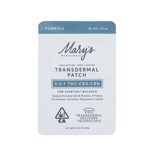 TRANSDERMAL PATCH FORMULA 3:2:1