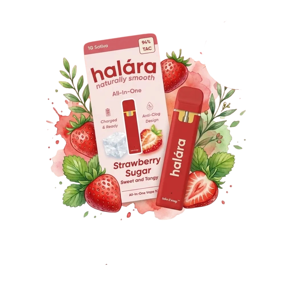Strawberry Sugar - High THC AIO - 1 g