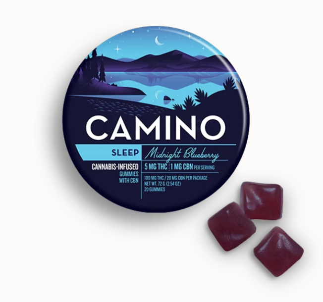 CAMINO - MIDNIGHT BLUEBERRY SLEEP THC:CBN 5:1