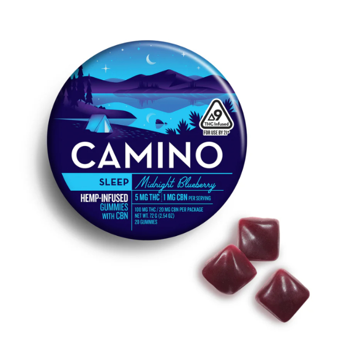 CAMINO - MIDNIGHT BLUEBERRY SLEEP THC:CBN 5:1