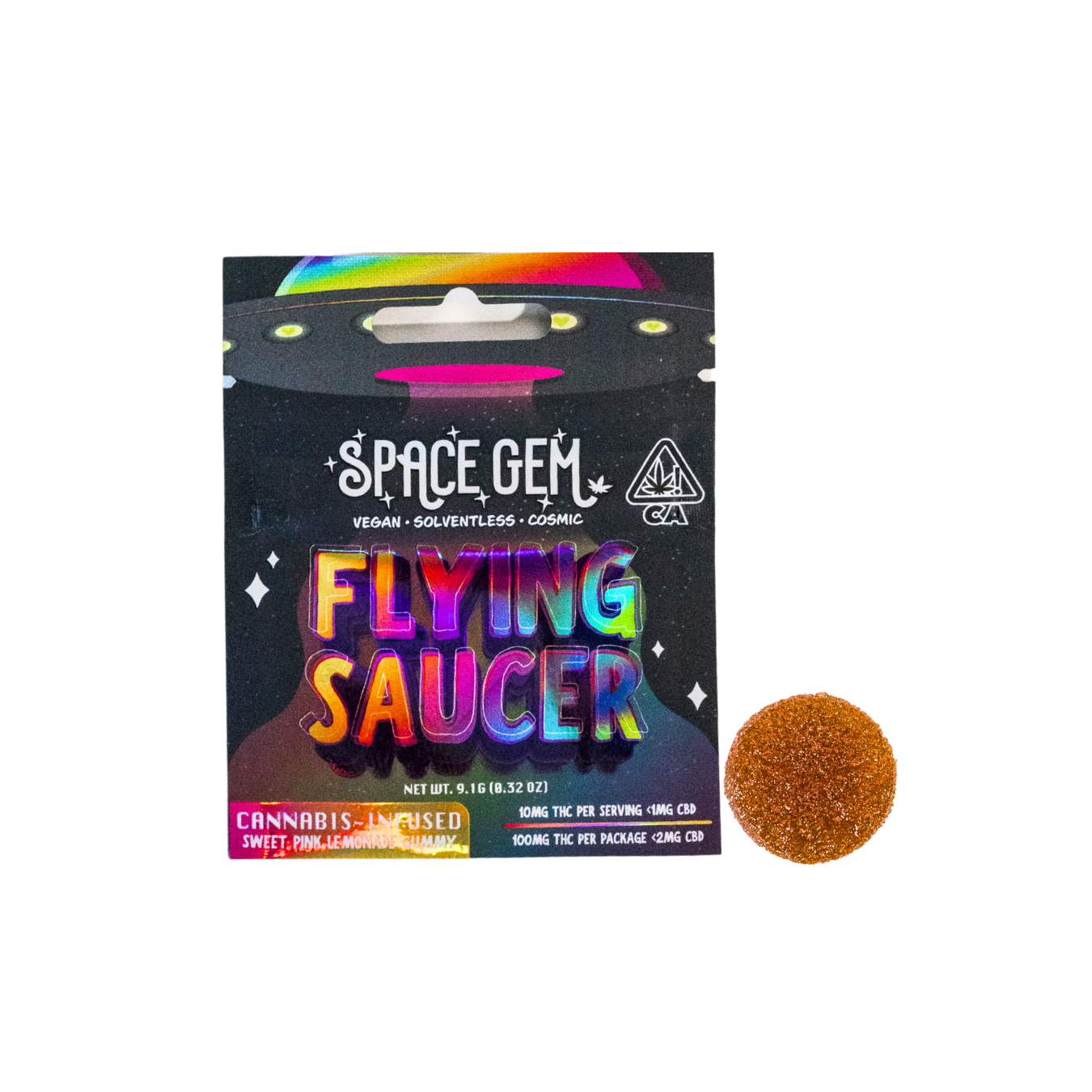 Sweet Pink Lemonade - Flying Saucer - 100 mg - 10 Pack
