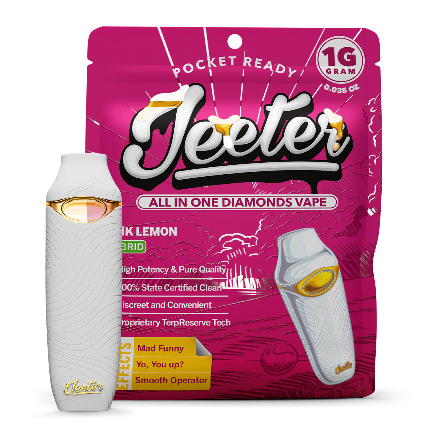 Jeeter - Pink Lemon - Diamonds AIO - 1 g Main Image