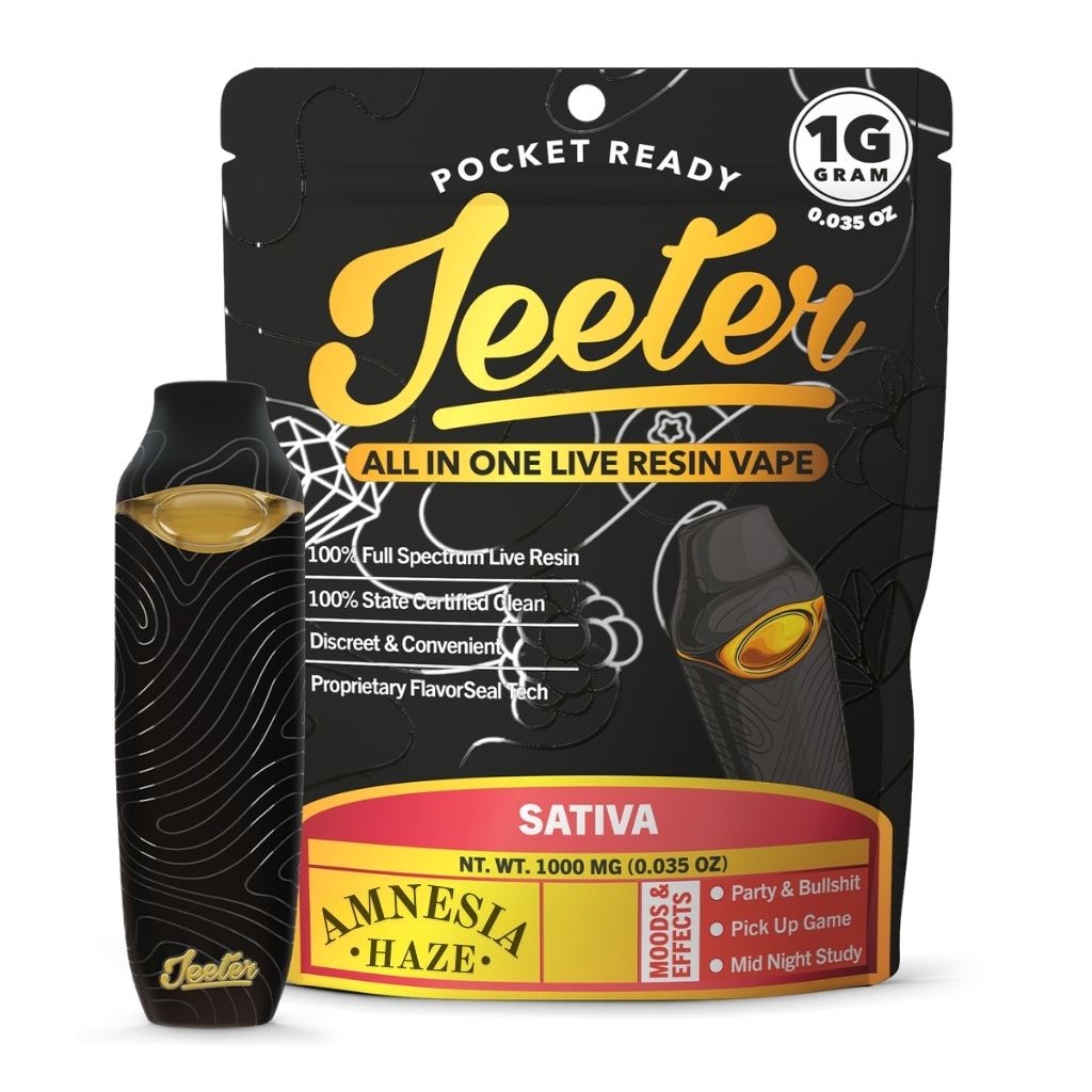 Jeeter - Amnesia Haze - Live Resin AIO - 1 g Main Image