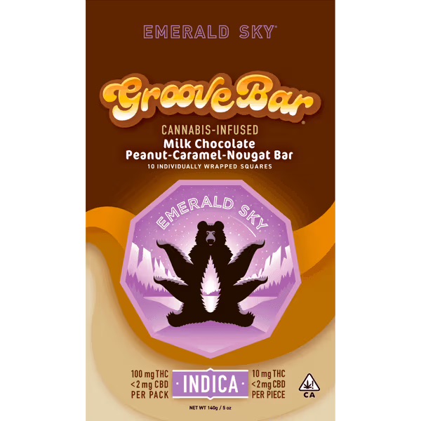 GrooveBar - Indica - 100 mg - 10 Pack