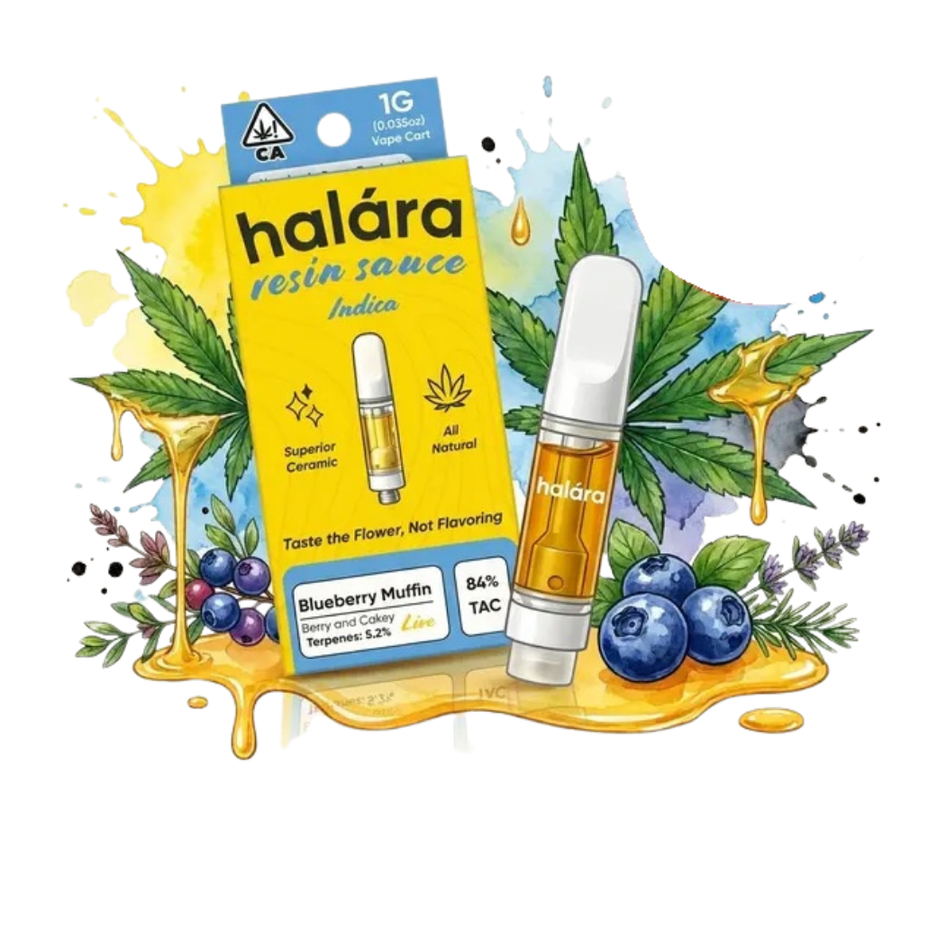 Halára - Blueberry Muffin - Live Resin Sauce - 1 g Main Image