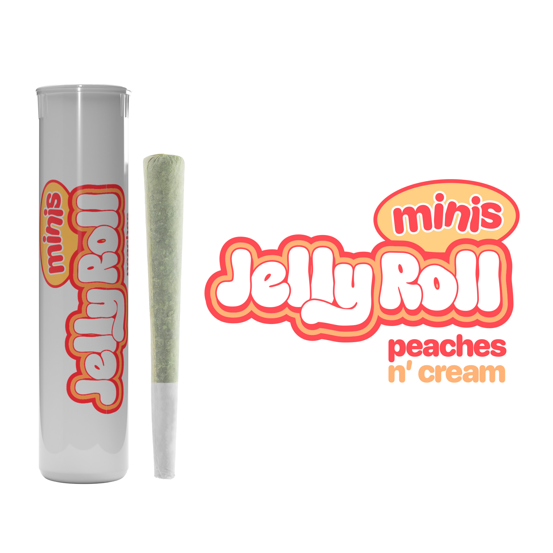 Jelly Roll | Peaches 'n Cream Mini Infused Pre-Roll | 0.7g