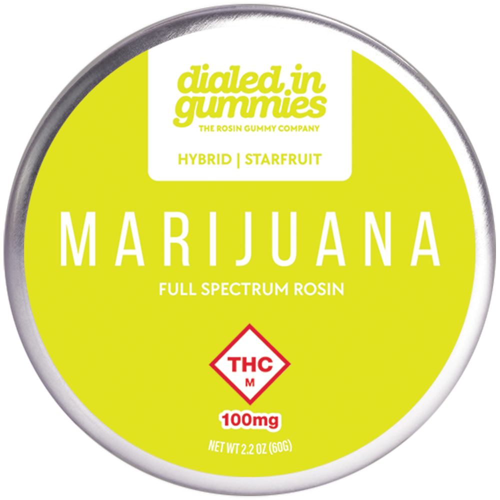 Dialed In | Starfruit Hybrid Rosin Gummies | 100mg
