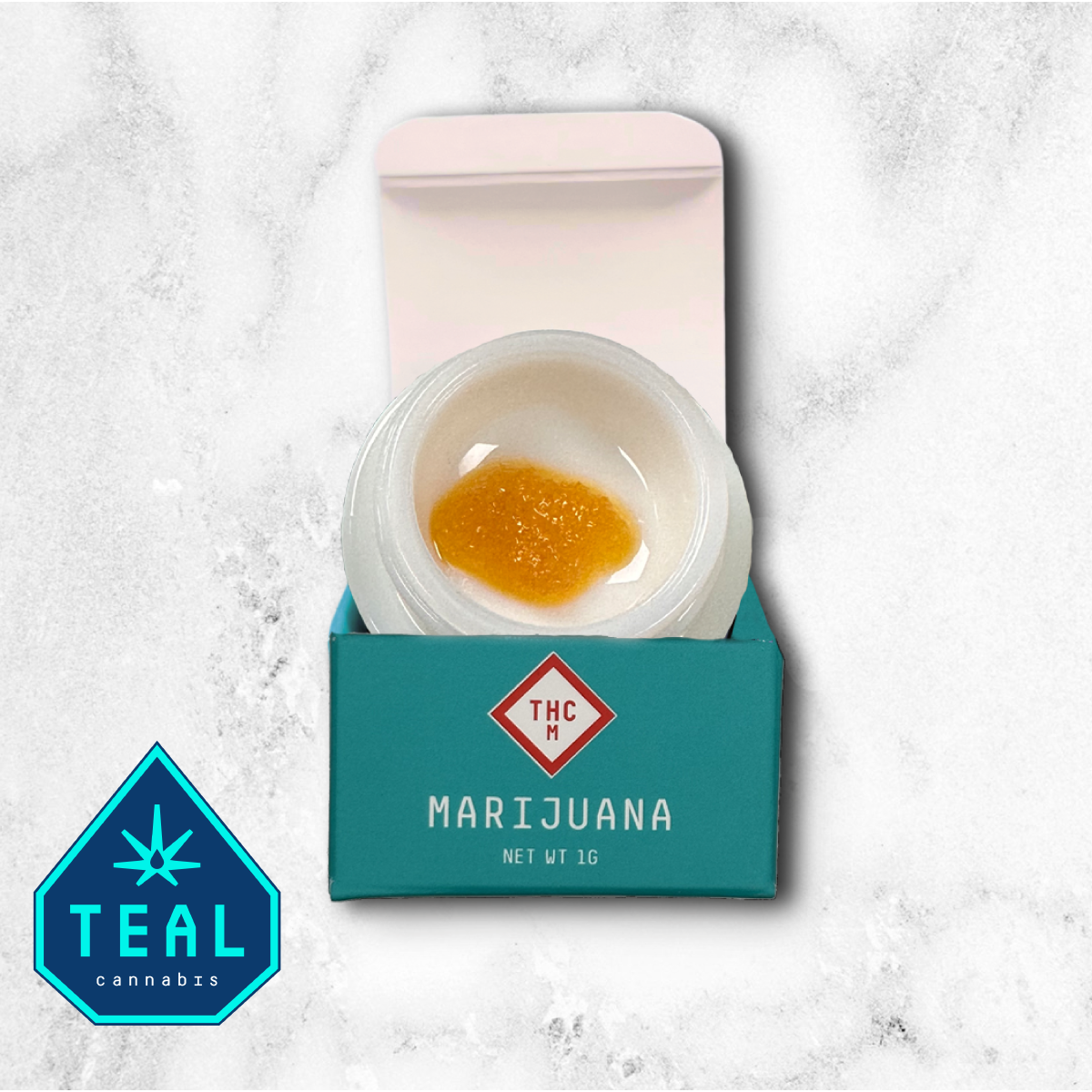 Teal | Strawberry Gary Live Resin Sugar | 1g 