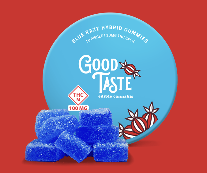 Good Taste | Blue Razzberry Hybrid Gummies | 100mg 