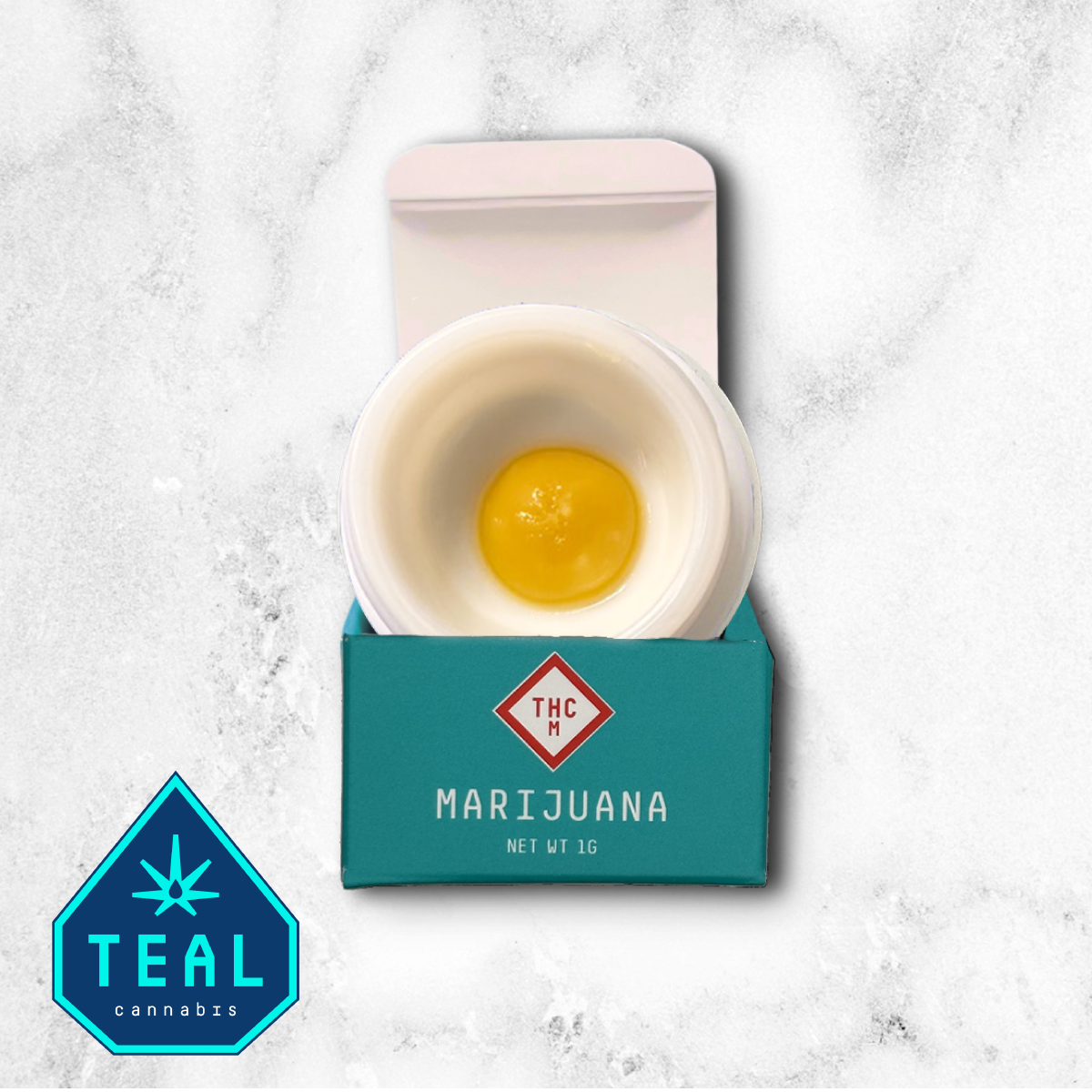 Teal | Strawberry Bubbles X Triple Burger Live Resin Badder | 1g