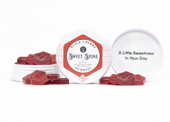 Sweet Stone | Indica Black Cherry Gummies | 100mg