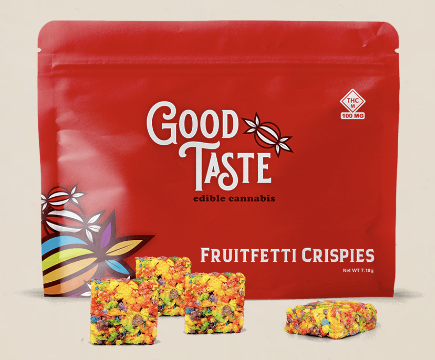 Good Taste | Fruitfetti Crispies | 100mg 