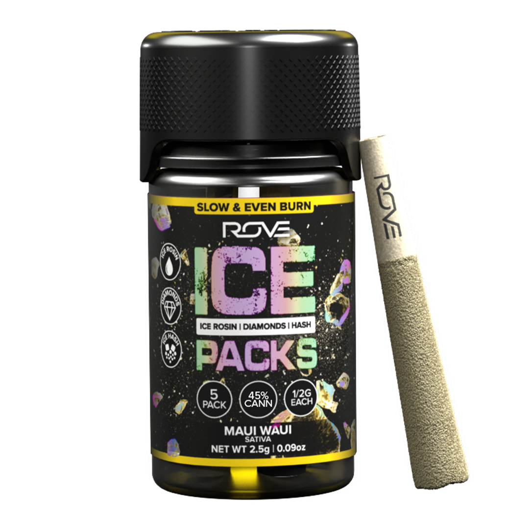 Rove | Maui Waui Ice Pack Infused Pre-Roll 5pk | 2.5g