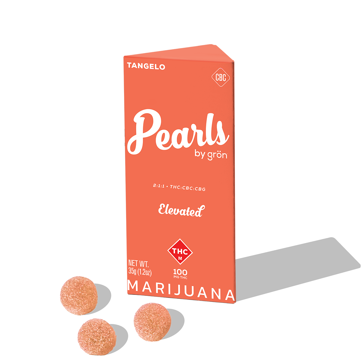 Gron | Tangelo 2:1:1 THC/CBC/CBG Pearls | 100mg