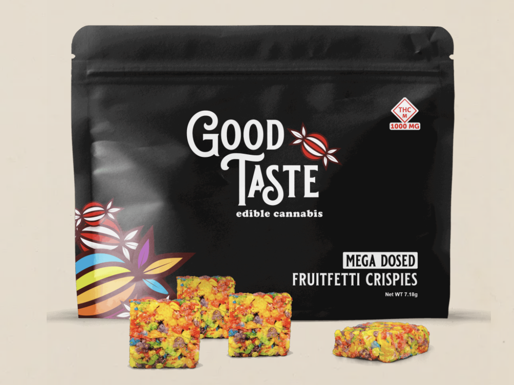 Good Taste | Fruitfetti Mega Dosed Crispies | 1000mg