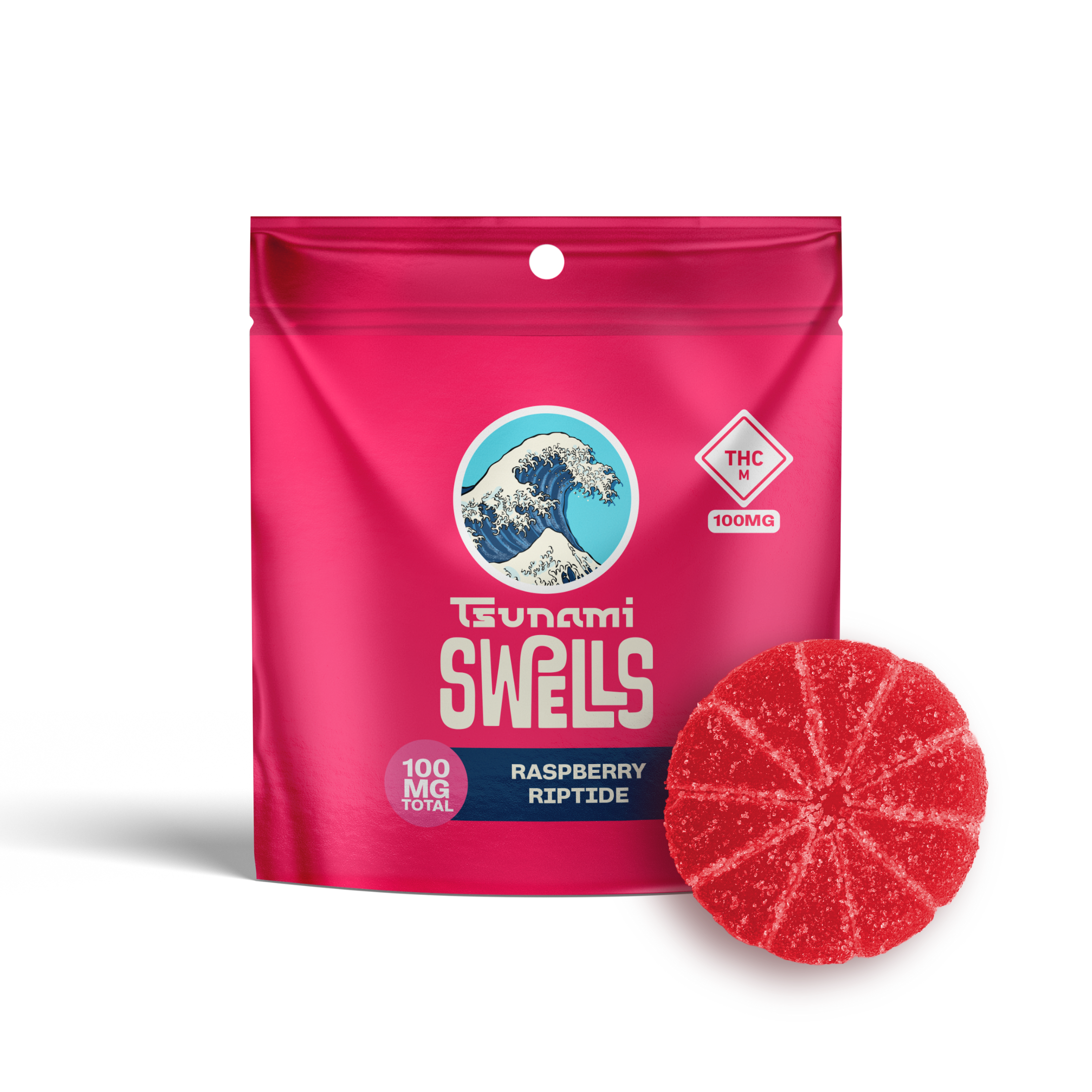 Tsunami | Raspberry Riptide Swell | 100mg