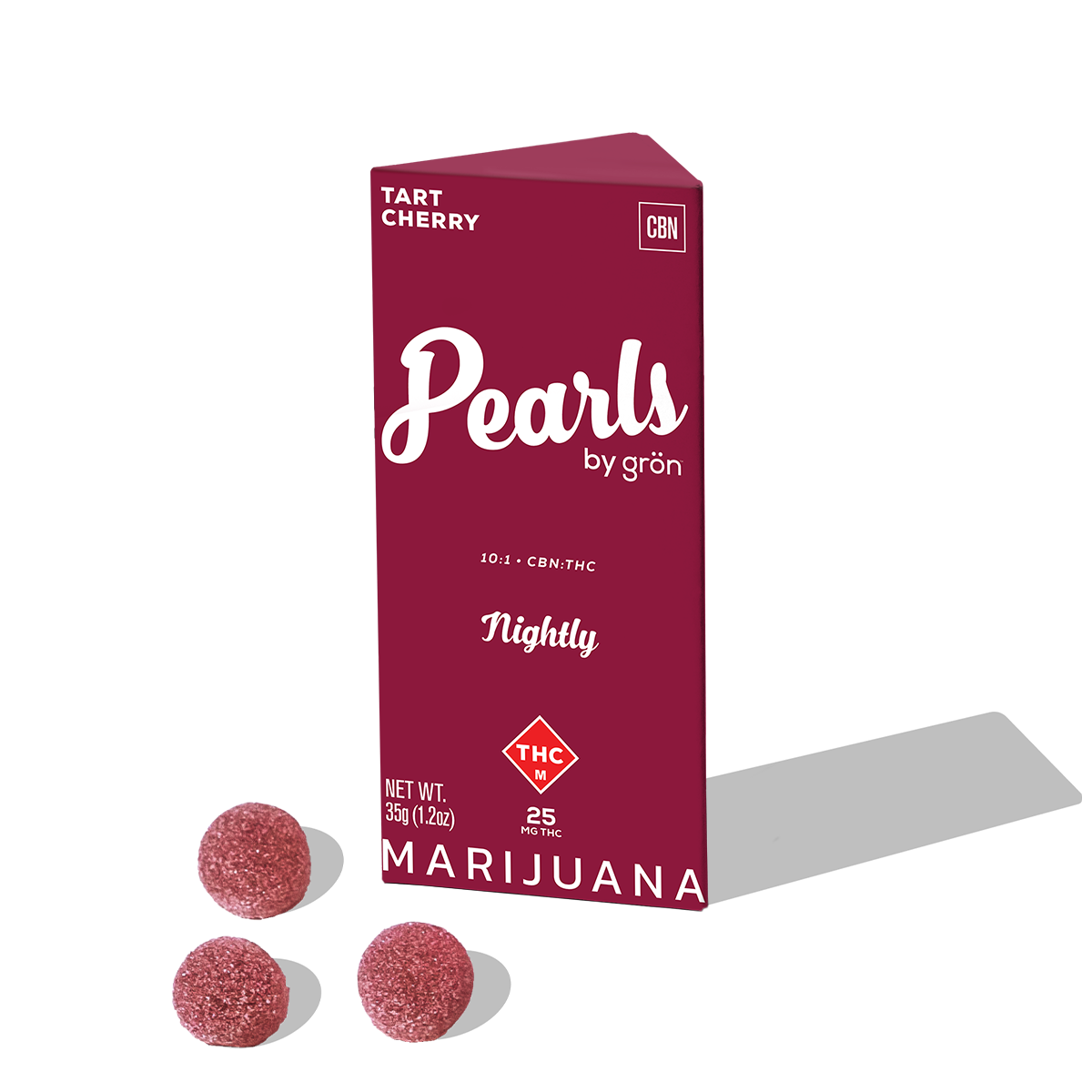 Gron | Tart Cherry 10:1 CBN/THC Pearls | 25mg
