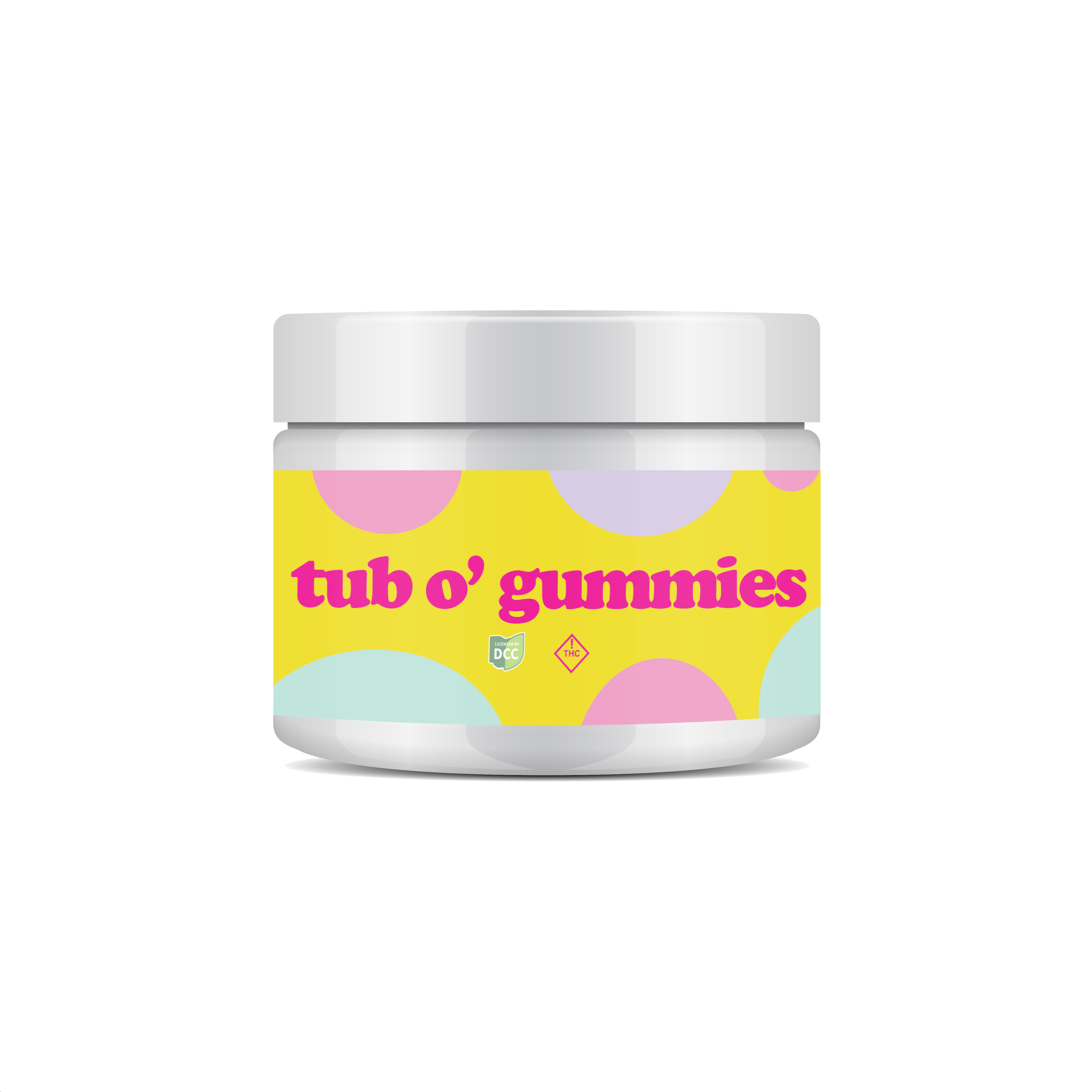 The Standard | Strawberry Shortcake Tub O' Gummies | 500mg
