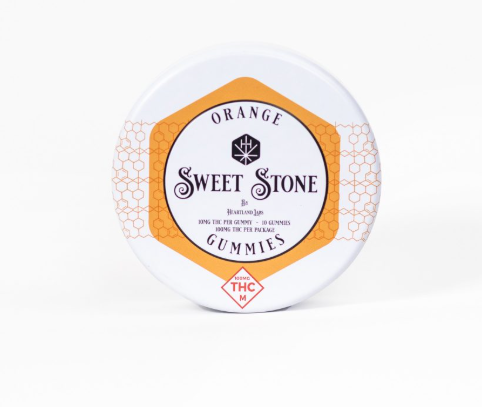 Sweet Stone | Tangy Sativa Orange Gummies | 100mg