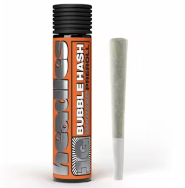 Headies | Bananaconda Bubble Hash Infused Pre-Roll | 1g