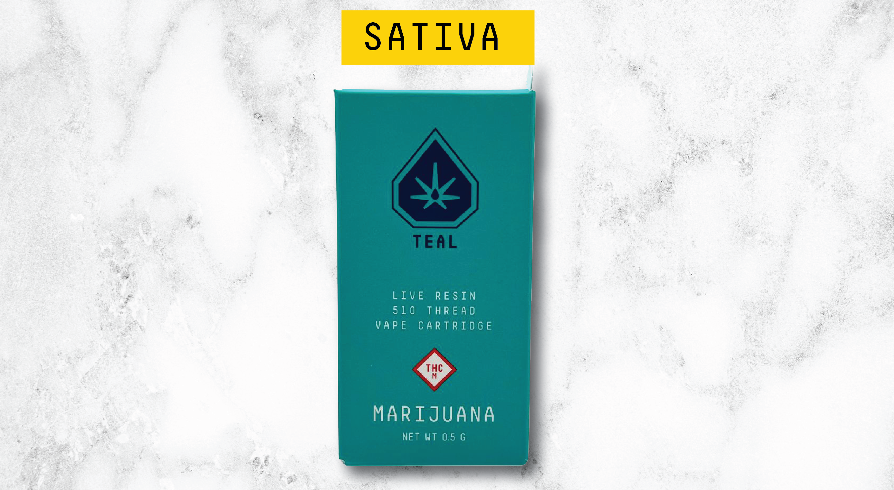 Teal | Strawberry Candy X Cadillac Rainbow Live Resin Cartridge | .5g