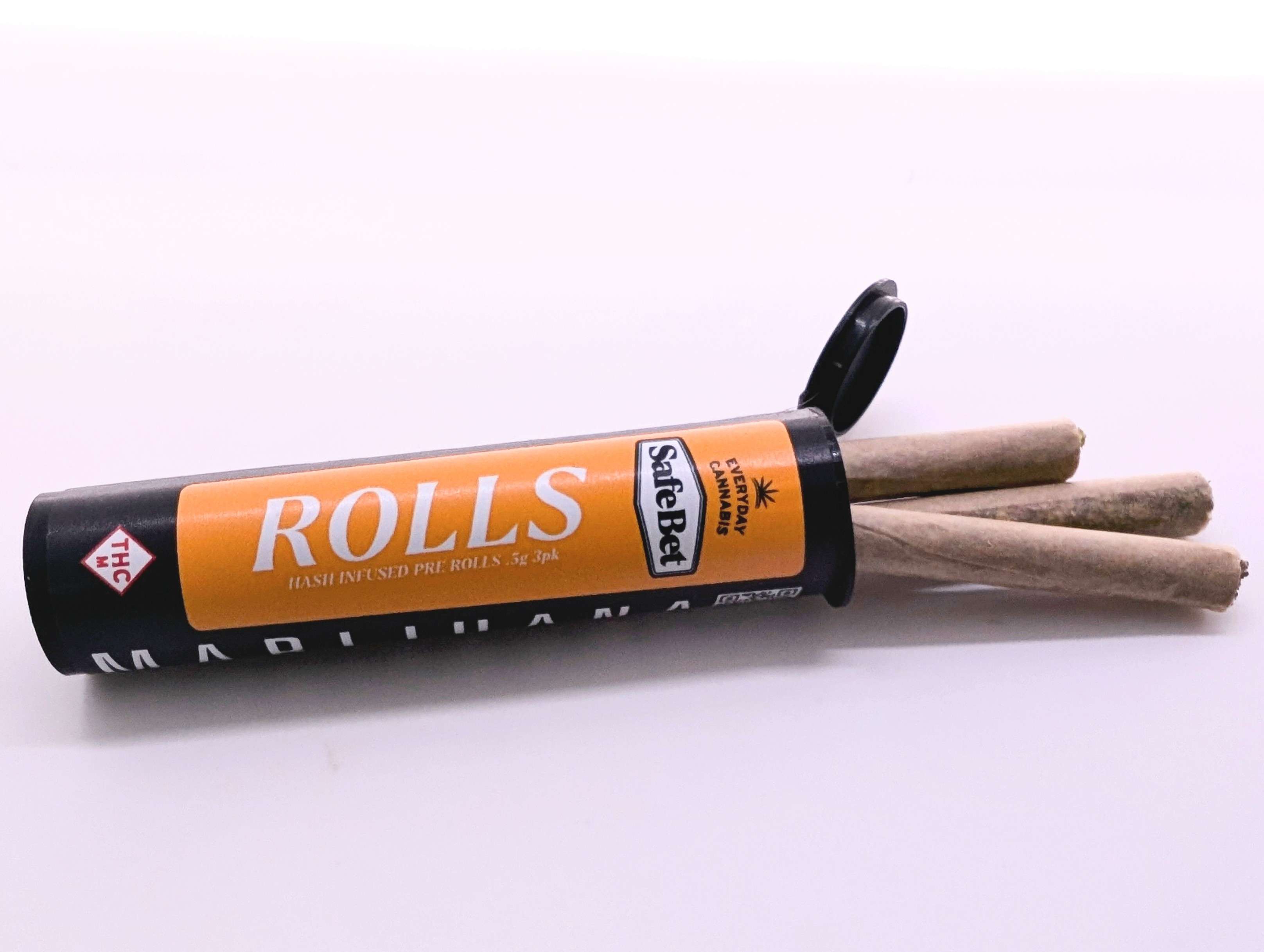 SafeBet | Wizard Breath Hash Infused Pre-Roll 3pk | 1.5g
