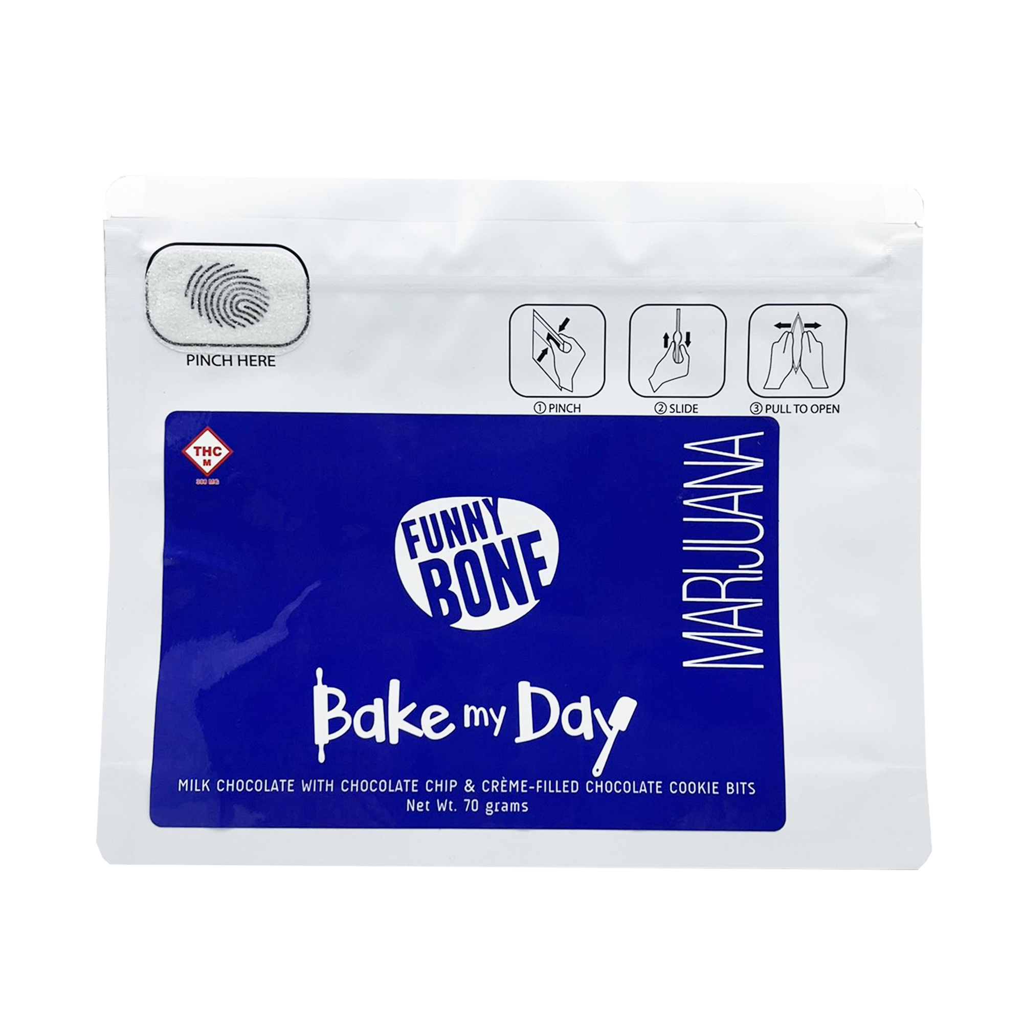Clovr | Bake My Day Funny Bone Chocolate Bar | 300mg