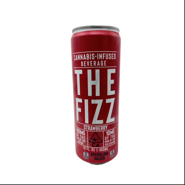 SPARKLING WATER STRAWBERRY 100MG