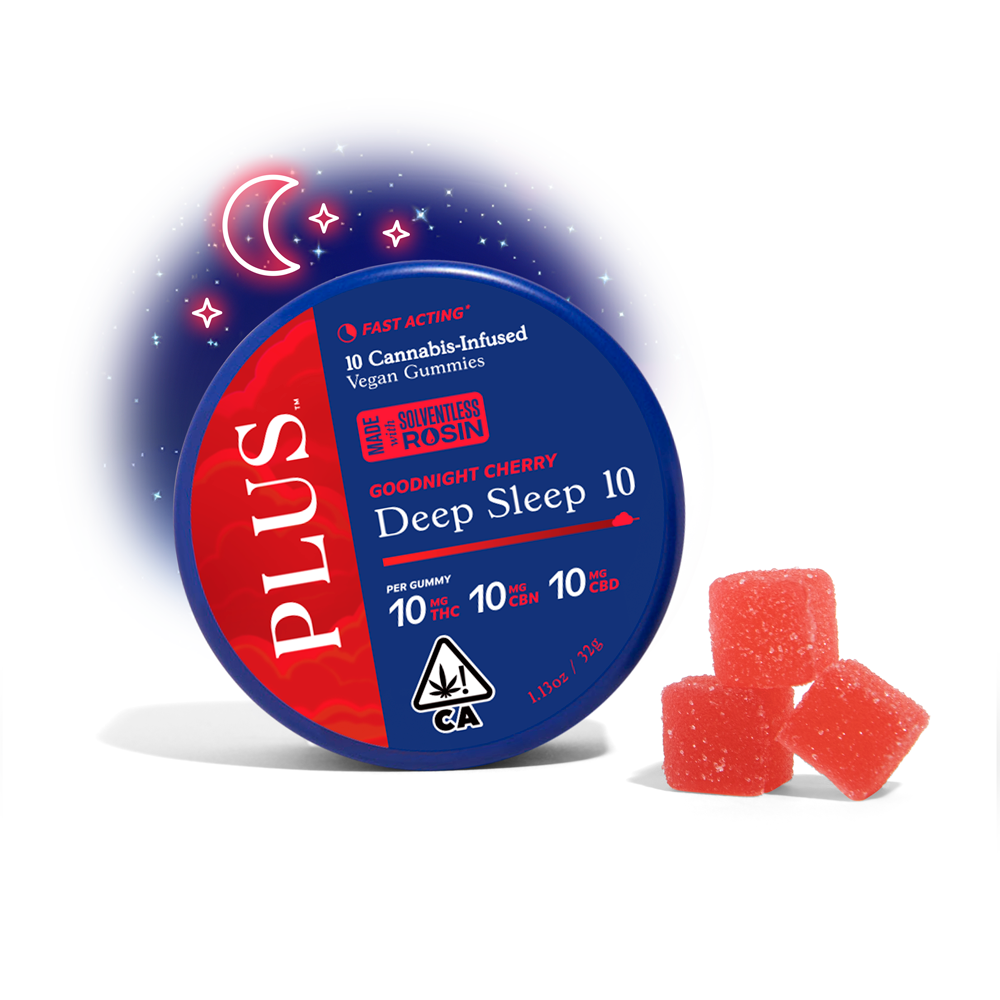 PLUS - ROSIN SLEEP GOODNIGHT CHERRY GUMMIES 10:10:10
