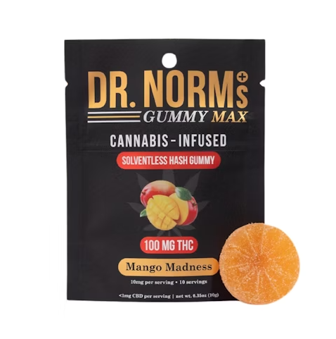 DR. NORM'S - 100MG MAX - HASH GUMMY - MANGO MADNESS