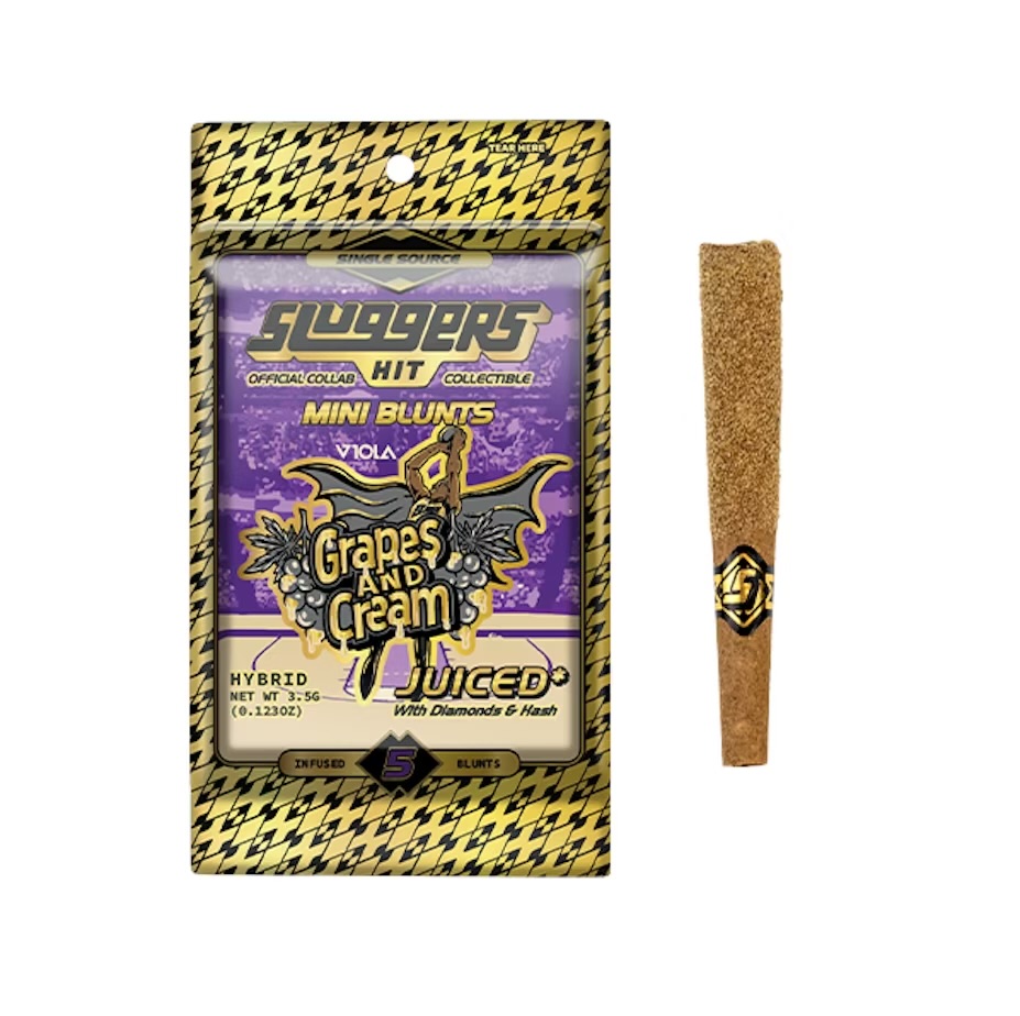 SLUGGERS HIT - .7G 5PK - MINI BLUNTS - GRAPES & CREAM