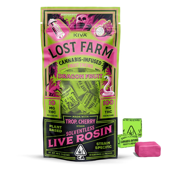 LOST FARM - DRAGON FRUIT TROP. CHERRY ROSIN CHEWS