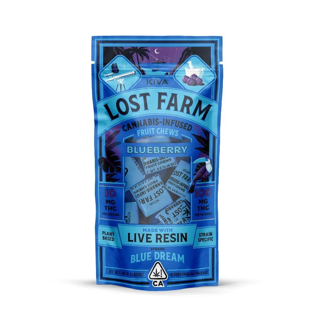 LOST FARM - BLUEBERRY BLUE DREAM LIVE RESIN CHEWS
