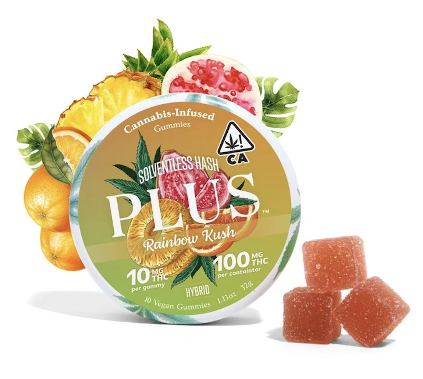 PLUS - HASH GUMMIES SATIVA ISLAND MAUI HAZE 10-PACK