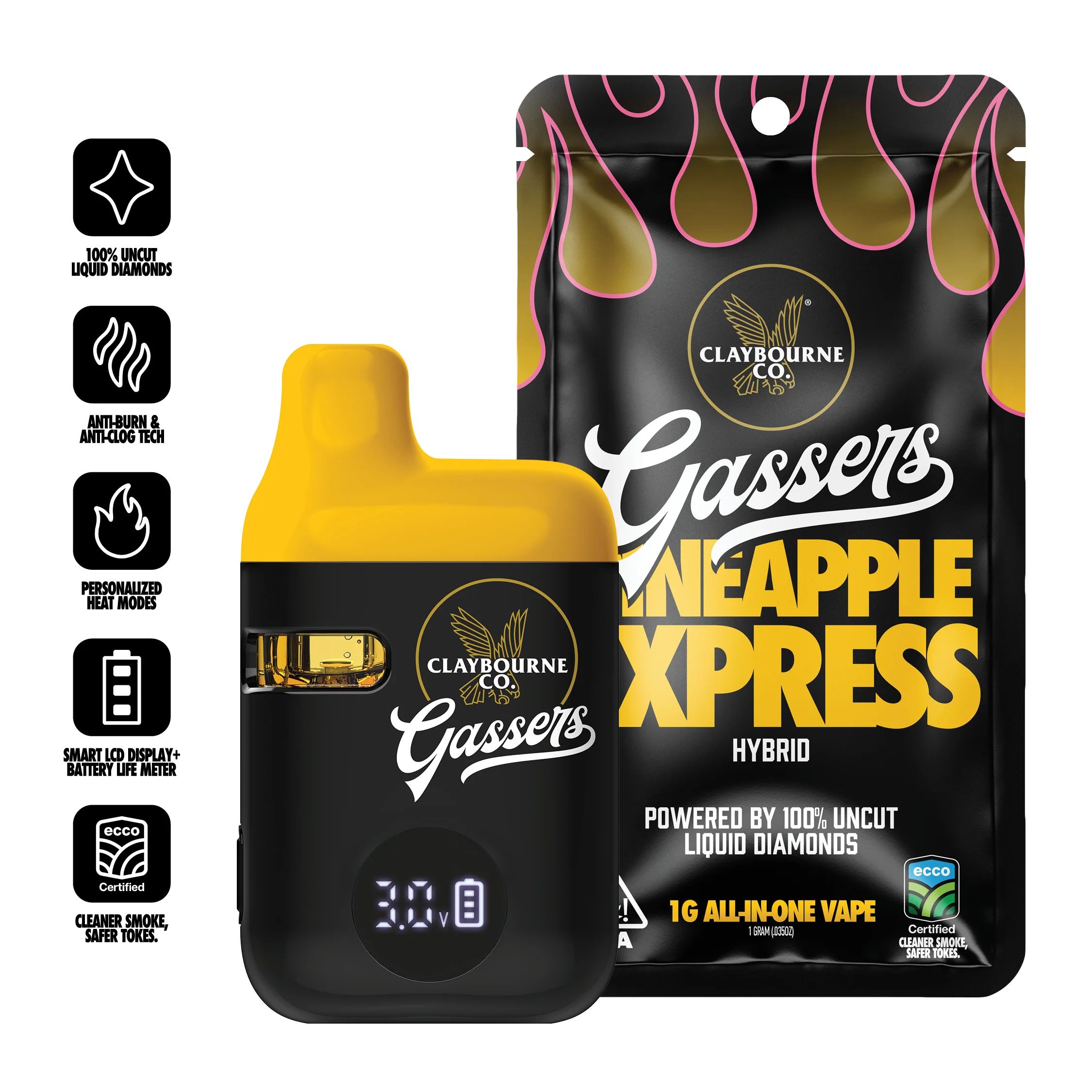 Pineapple Express Gassers Aio Vape